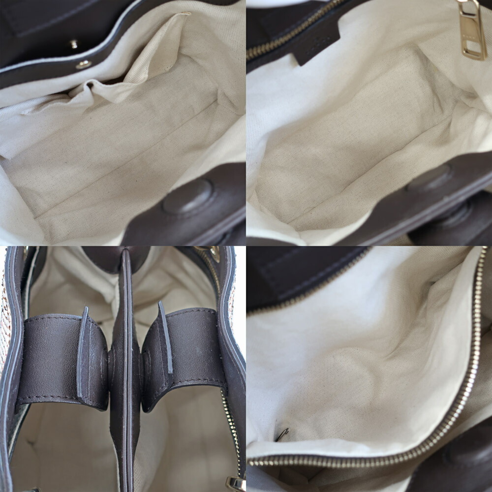 Gucci Bamboo Python Handbag Shoulder Strap Brown … - image 7